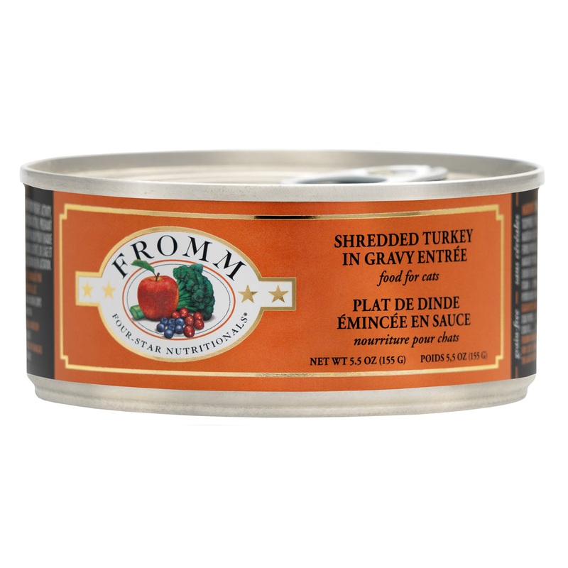 Fromm Shredded Turkey in Gravy Canned Cat Food 5.5Oz