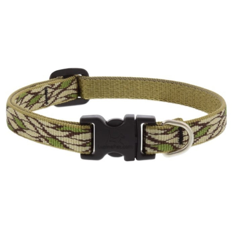 Lupine MicroBatch Dog Collar 1/2 x 6-9 Leaf Motif