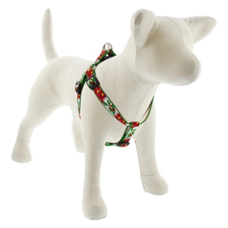 Lupine MicroBatch Step In Dog Harness 3/4 x 20-30 Poinsettia