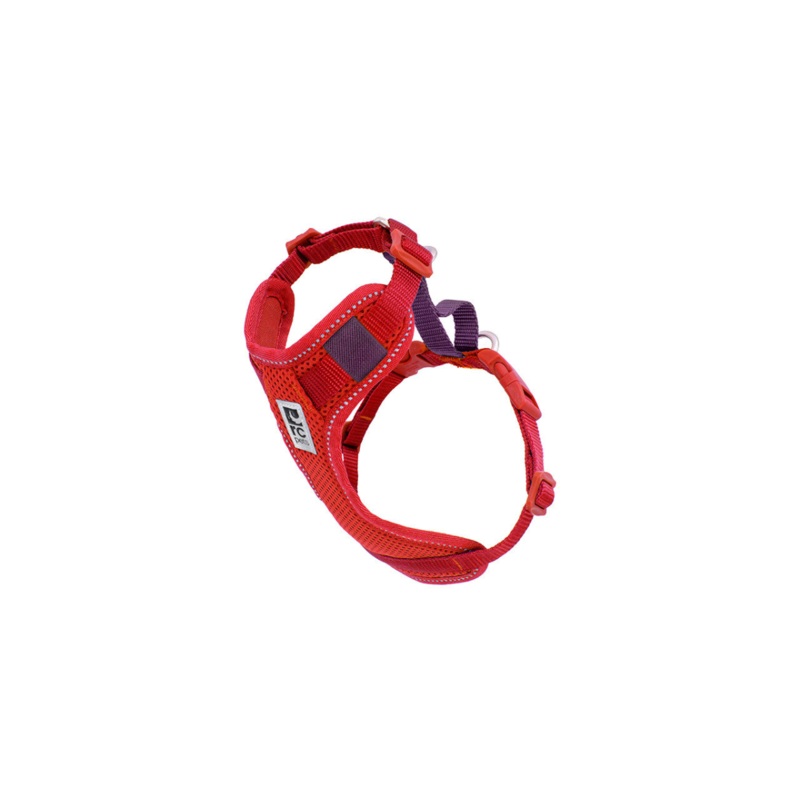 RC PETS Dog and Cat Moto Control Harness, Goji Berry/Burgundy, XL, 30 – 40