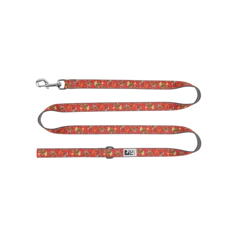 RC PETS Dog Leash, Clay Floral, 1×6′