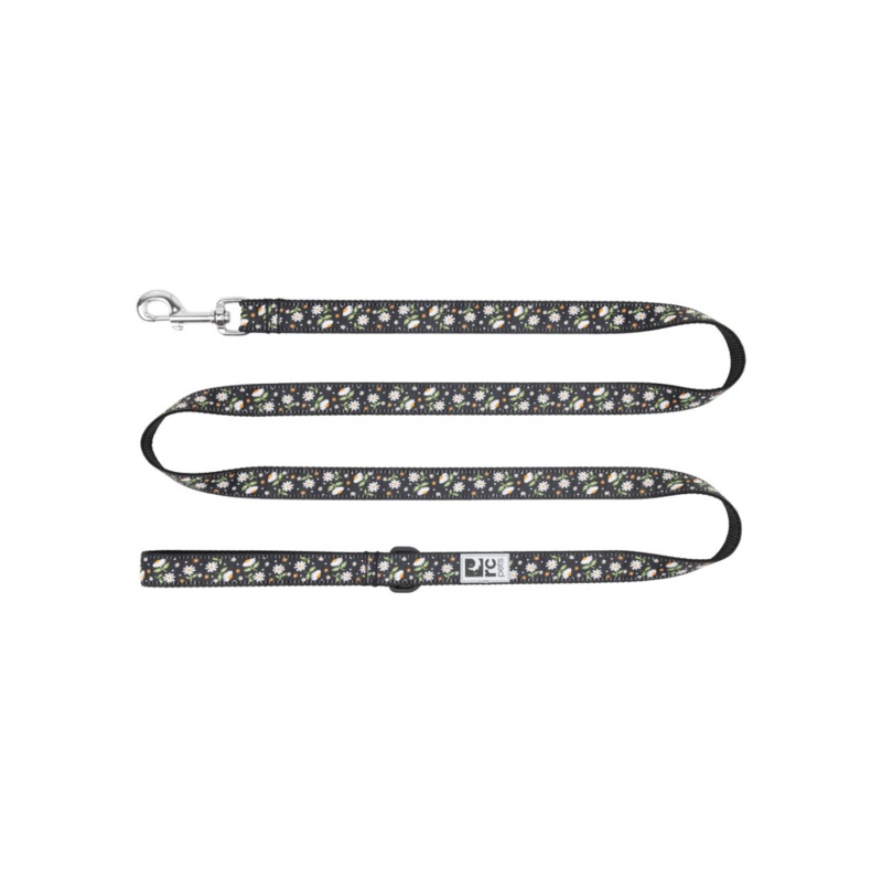 RC PETS Dog Leash, Daisies, 3/4×6′