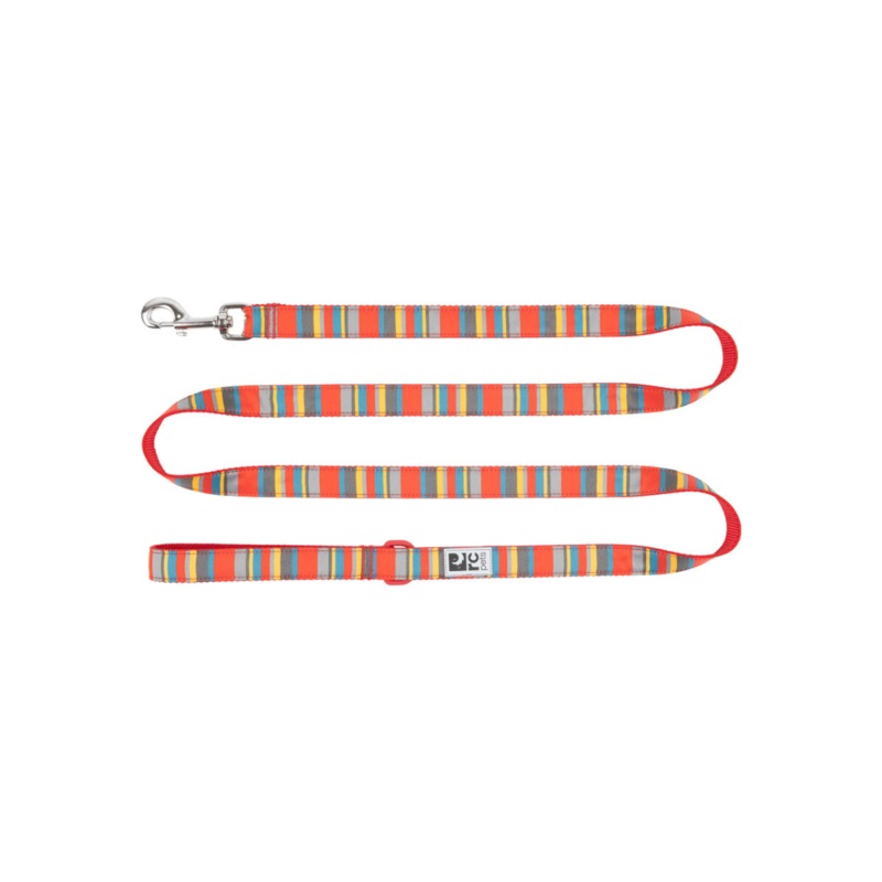RC PETS Dog Leash, Multi Stripes, 3/4×6′