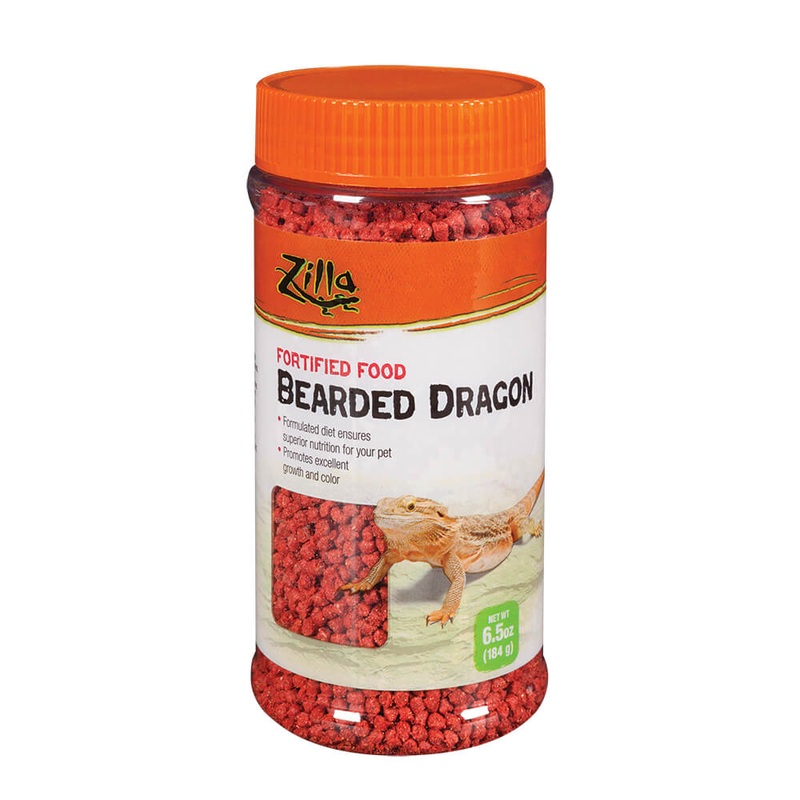 ZILLA Bearded Dragon Extruded Food Pellets 6.5oz