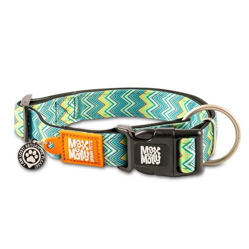 Max&Molly Smart ID Dog Collar Vintage L 15-25