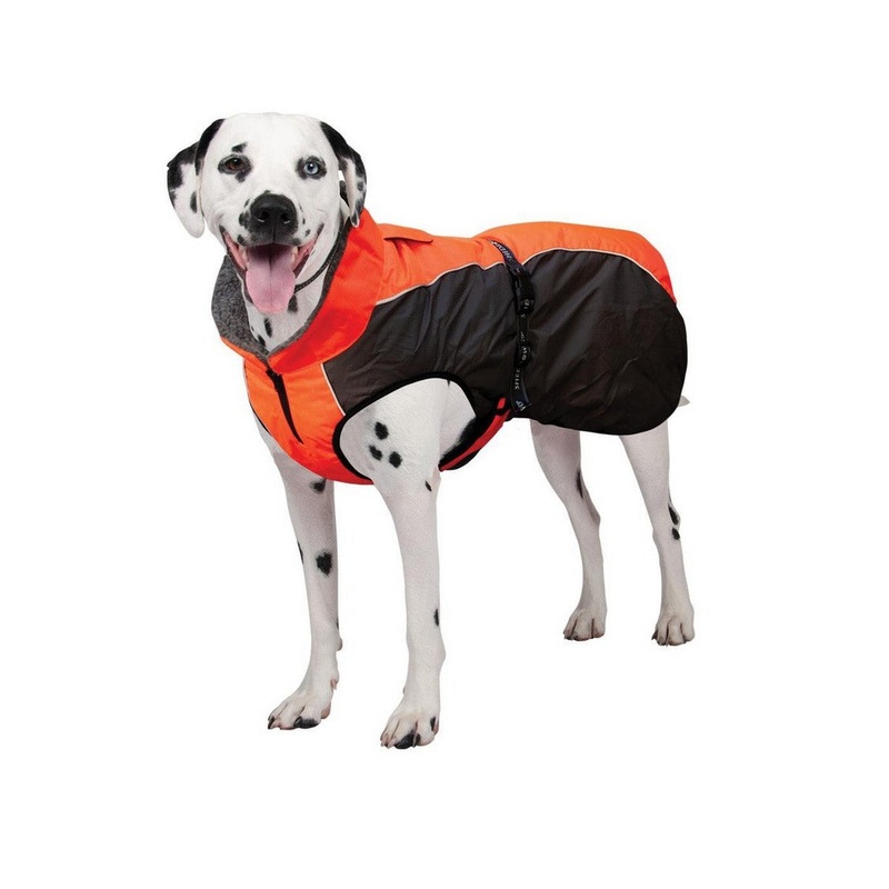 Shedrow K9 Chinook Dog Coat MS Neon Orange Grey