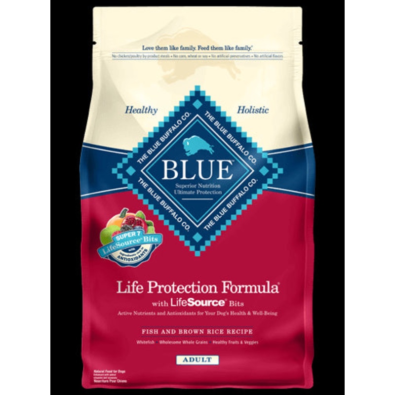 Blue Buffalo Fish & Rice Adult Dry Dog Food 15lb