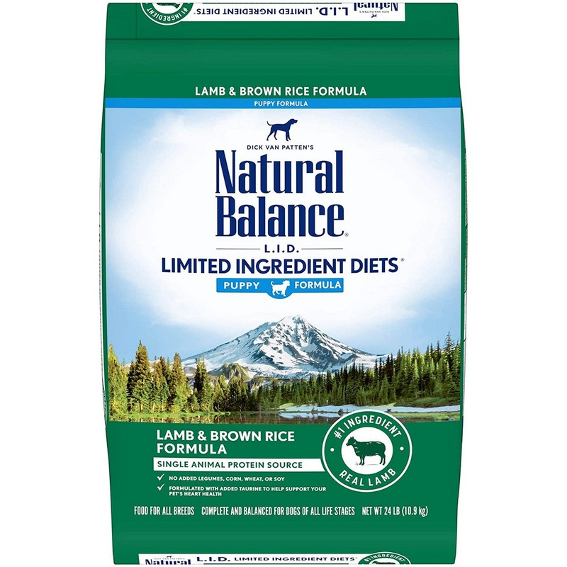 Natural Balance LID Limited Ingredient Diet Dry Dog Food – Puppy Lamb & Brown Rice – 24lb