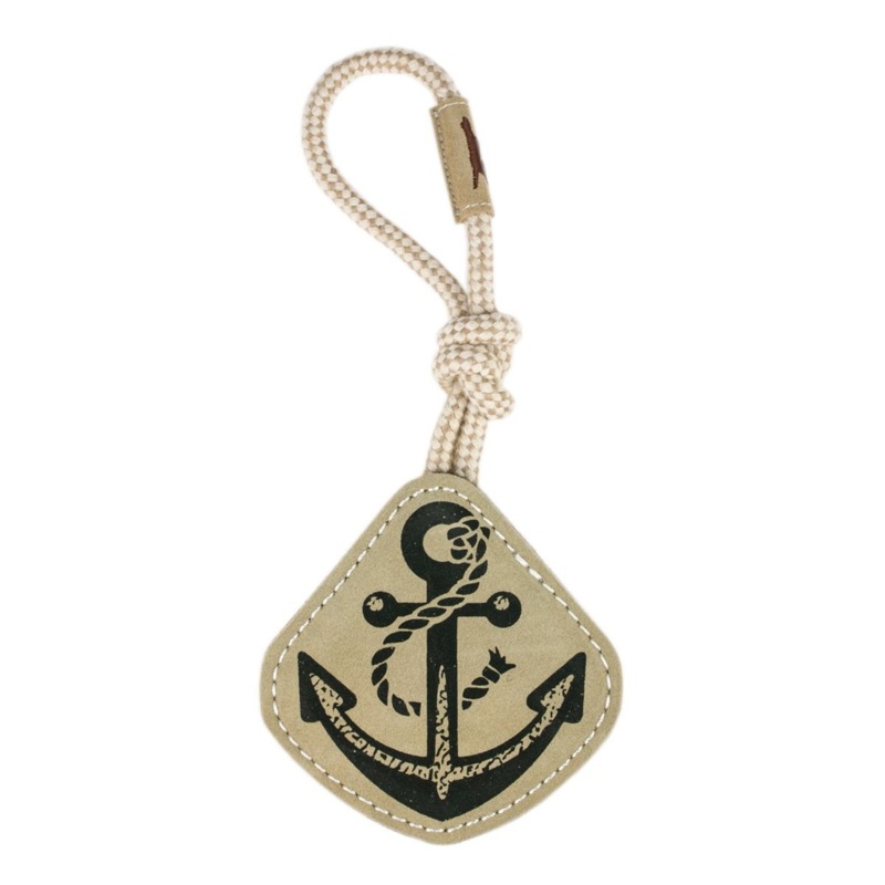 Tall Tails Leather Anchor Dog Toy 14