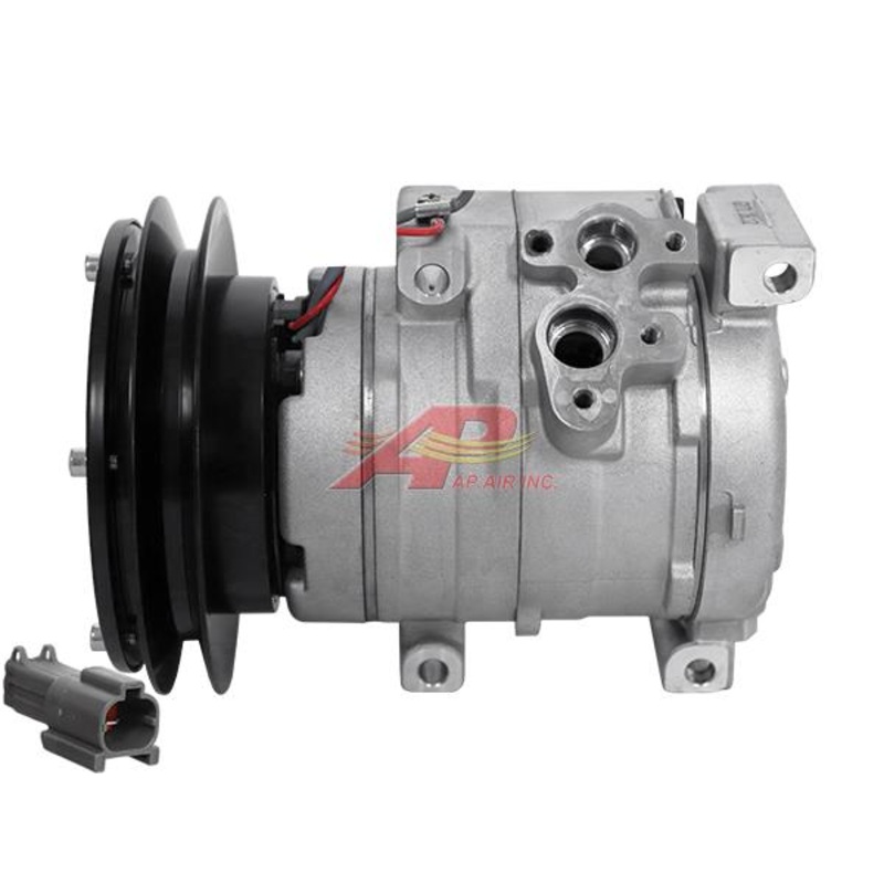 10S15C Compressor With 1 Groove 5/8 Clutch, 24 Volt for Komatsu & Hitachi