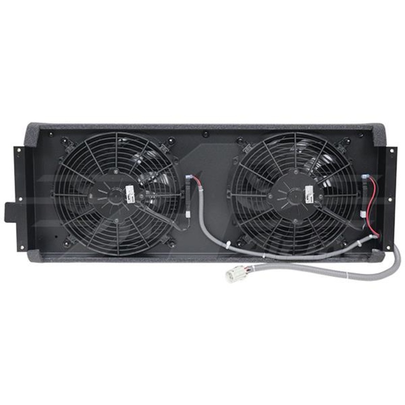 Condenser & Fan Assembly for John Deere 450H, 450J, 550H, 550J, 650H, 650J