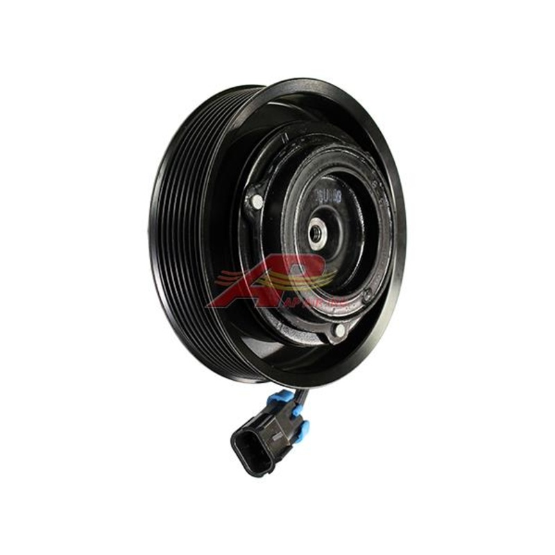 Denso 10Sre18C Clutch With Hub, Pulley, Coil And Dust Cover – Rubber Style Hub for John Deere