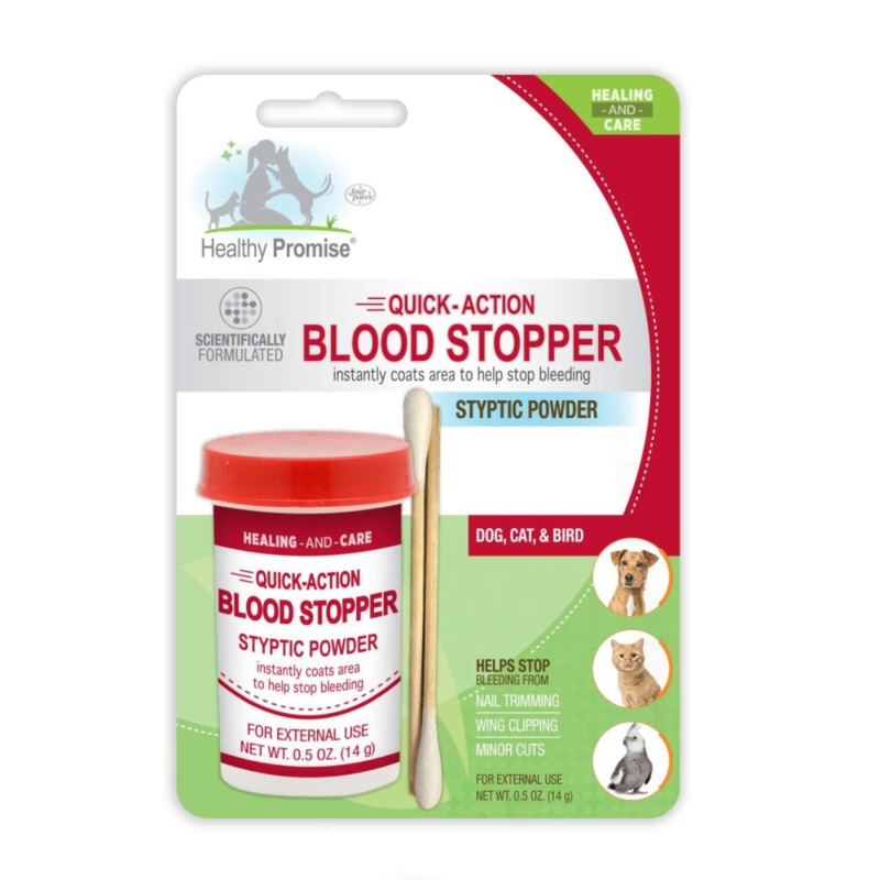 Four Paws Antiseptic Pet Blood Stopper Powder for Dogs, Cats, and Birds 0.5 Ounces