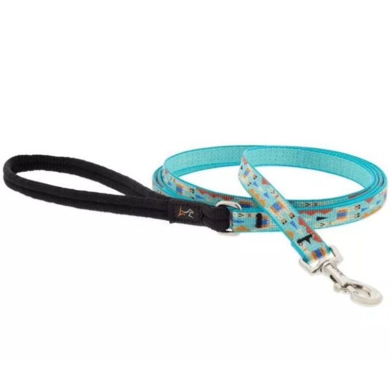 Lupine Dog Leash 1/2 x 6′ Little Llamas