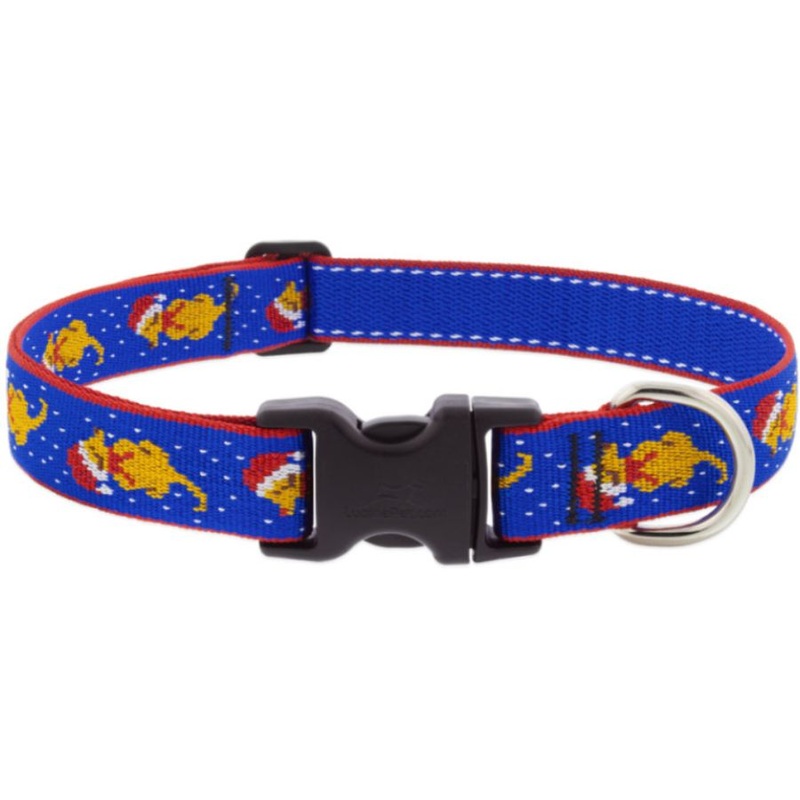 Lupine MicroBatch Dog Collar 1 x 16-28 Snow Pup