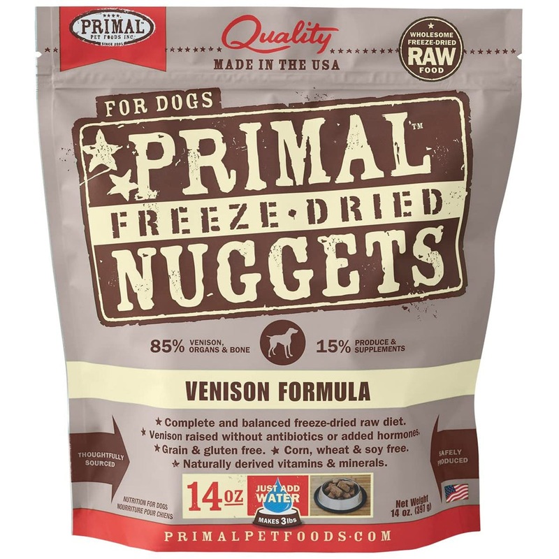 Primal Freeze-Dried Nuggets Venison Formula Dog Food 14oz