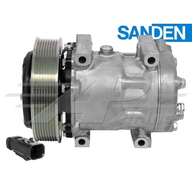 Sanden SD7H15 6 8 Groove Clutch, 24V for Caterpillar 372-9360