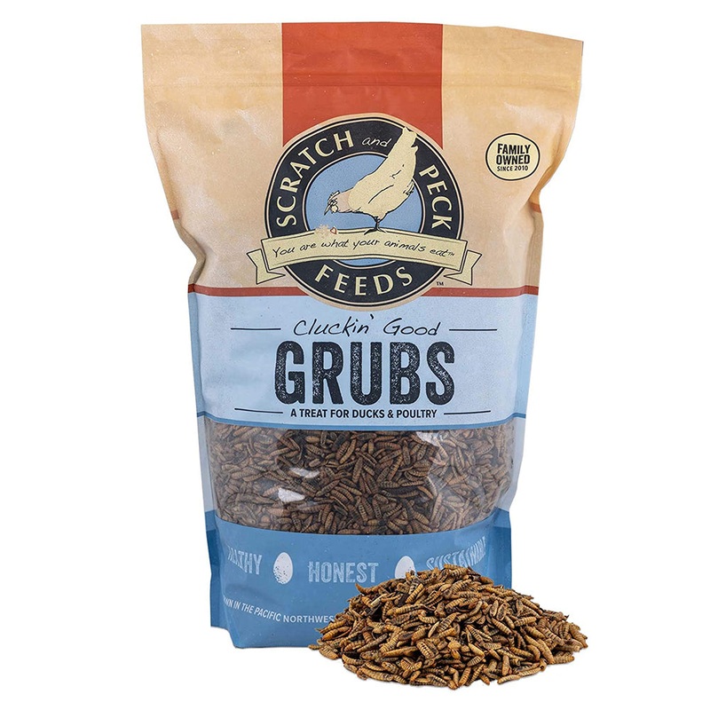 Scratch and Peck Cluckin’ Good Grubs Tasty Treats for Chickens and Ducks 3.5lb