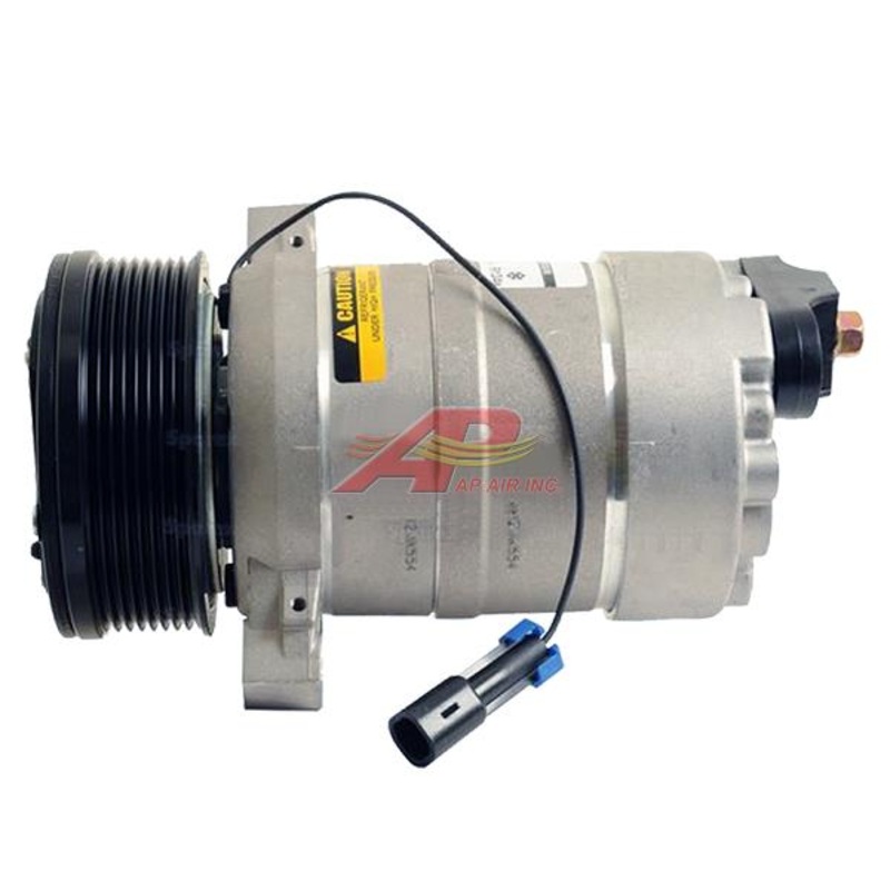 Delphi Air Conditioning Compressor for John Deere ER198334 – HR6, 8 Groove, 12-Volt