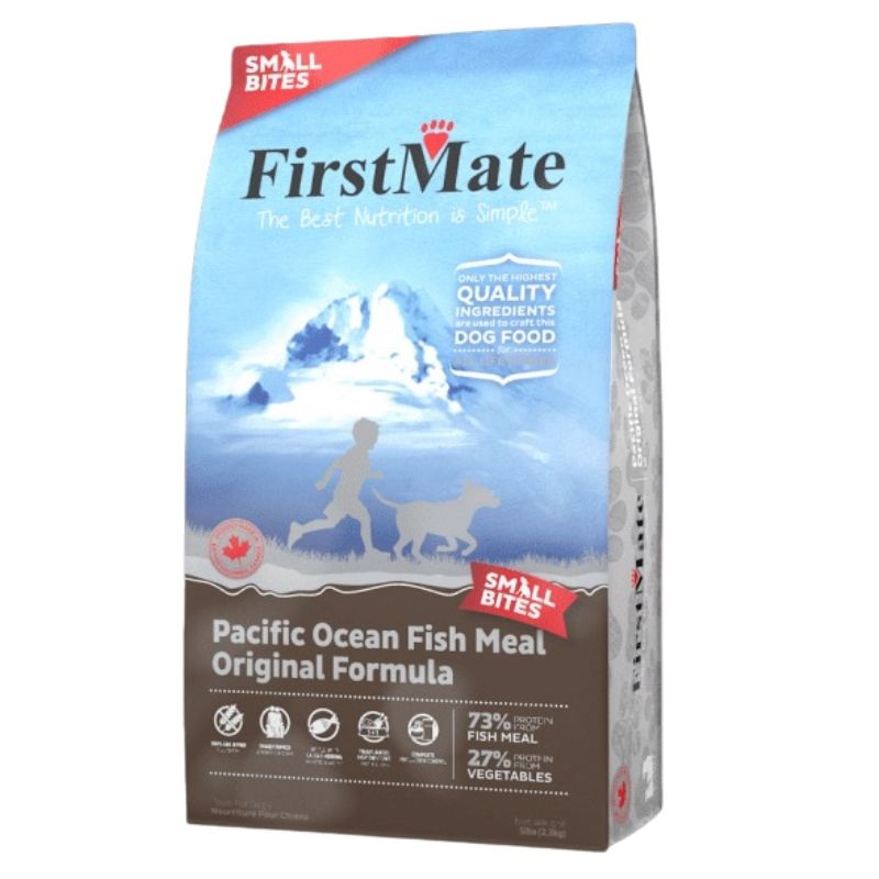 First Mate Pacific Ocean Fish Meal Small Bites Dry Dog Food 4lb