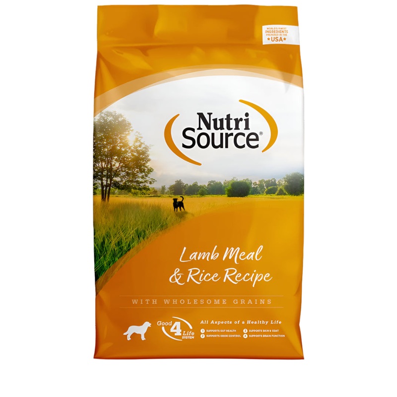 Nutrisource Lamb and Rice, All Life Stages, Dry Dog Food, 33lb