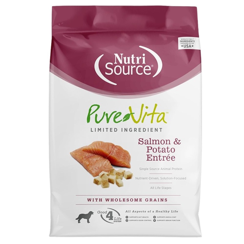 PureVita Salmon & Potato Limited Ingredient Dry Dog Food 4lb