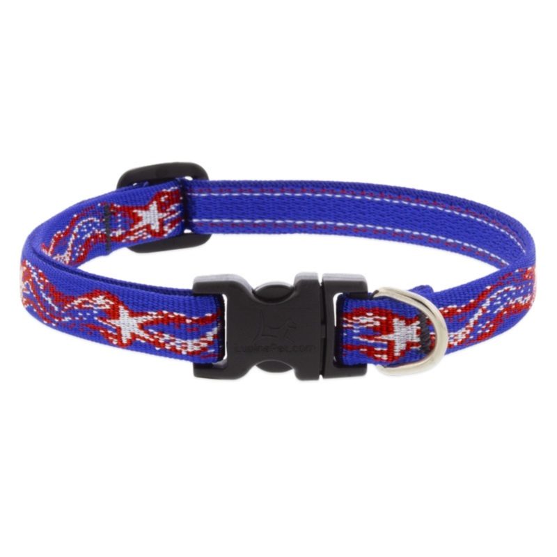 Retired Lupine Adjustable Collar, Super Star, 1/2×8-12