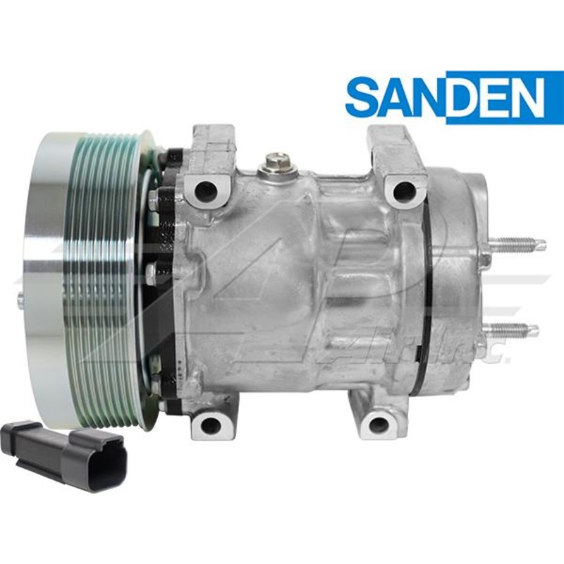 Sanden SD7H15Shd, 6 8 Groove Clutch, 24 Volt for Caterpillar