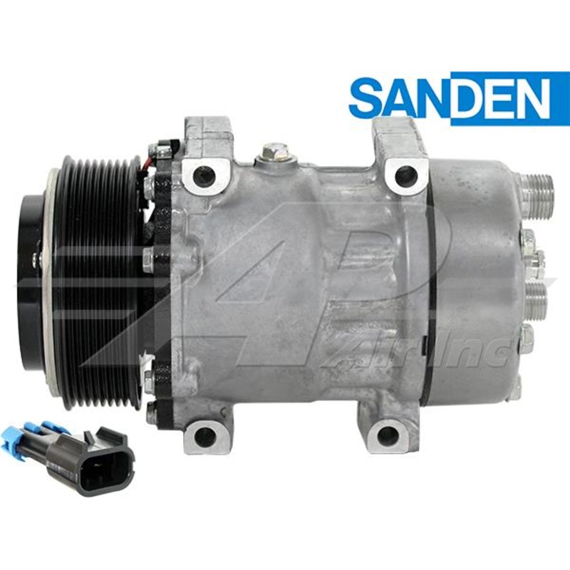 SD7H15, 4.7 8 Groove Serpentine Clutch, 8 X 10 O-Ring for Terex