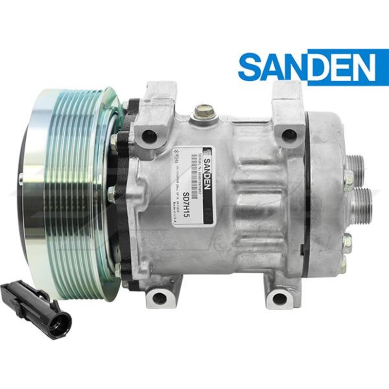SD7H15Hd, 6 8 Groove Clutch, Horizontal Tube O-Ring, 24V for Case IH