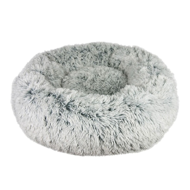 Tall Tails Cuddle Donut Pet Bed Khaki 17 XS