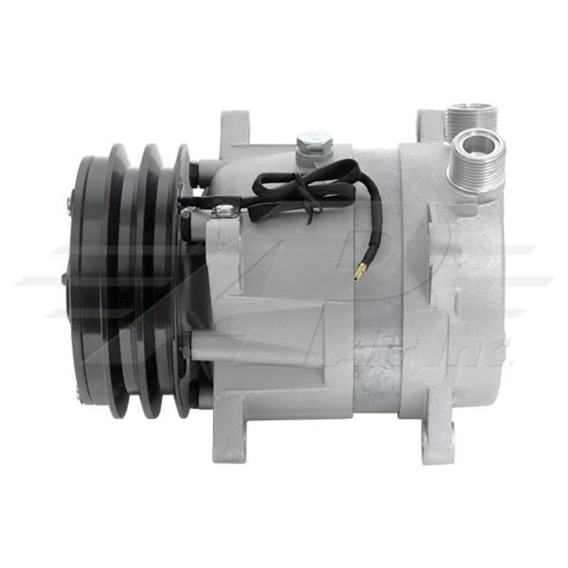 V5 Compressor – Ear Mount, 2 Groove, Vertical Tube O-Ring, 24 Volt for Komatsu