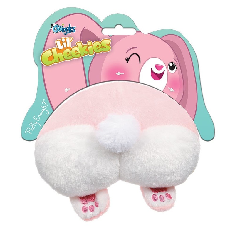 Grriggles Lil’ Cheekies Bunny Dog Toy