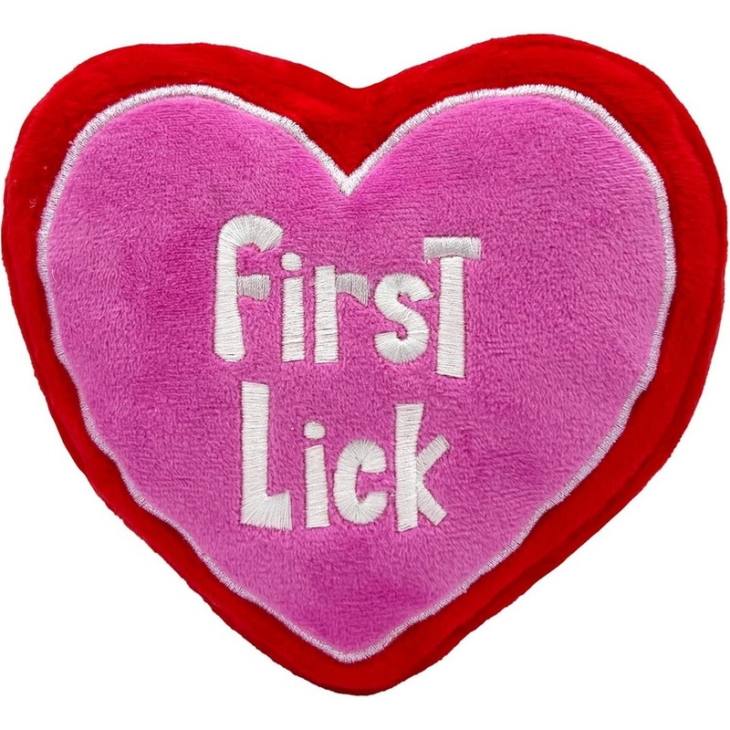 Huxley & Kent First Lick Heart Dog Toy (Double-Sided) Small Toy