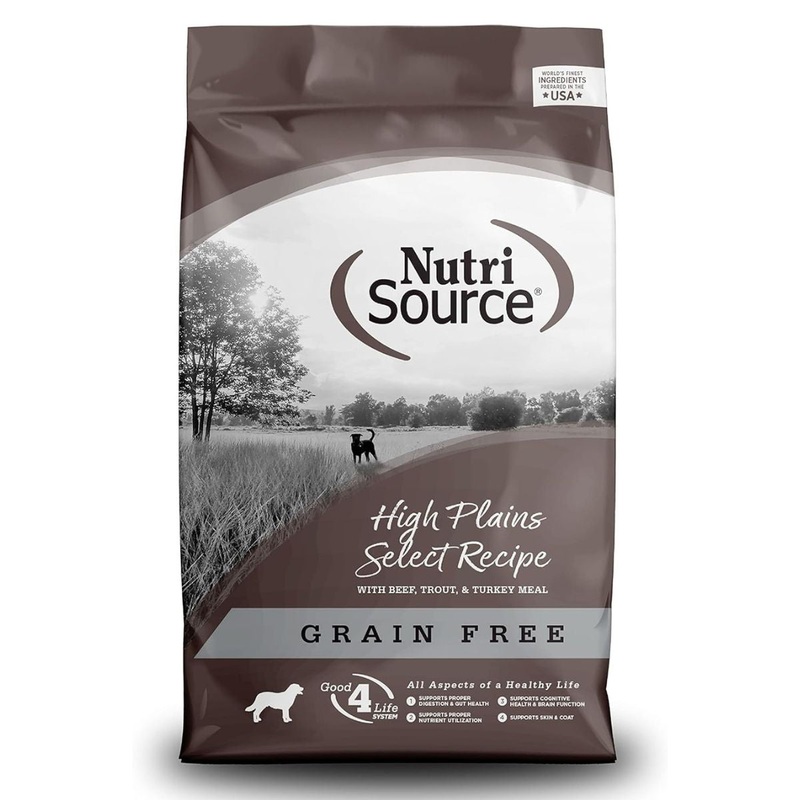NutriSource High Plains Grain Free Dry Dog Food 4lb