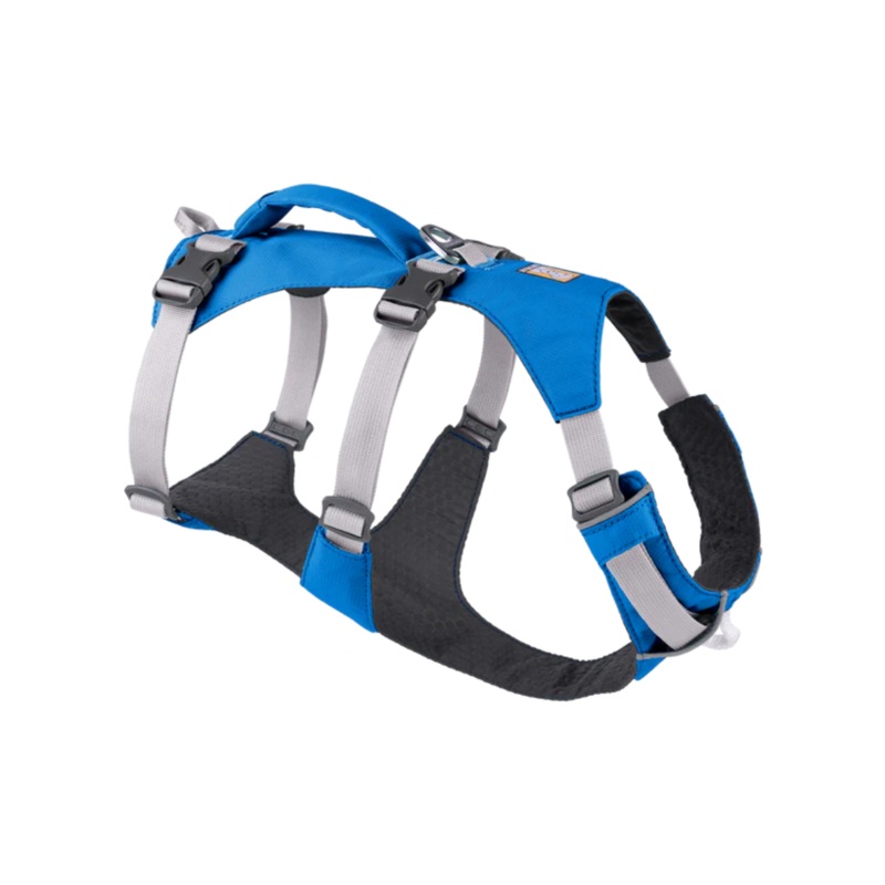 RUFFWEAR Flagline Dog Harness with Handle, Blue Dusk, Medium, 27-32in
