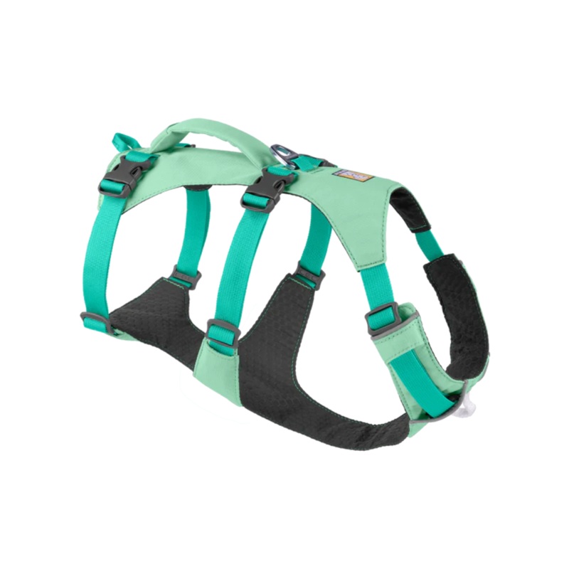 RUFFWEAR Flagline Dog Harness with Handle, Sage Green, XSmall, 17-22in