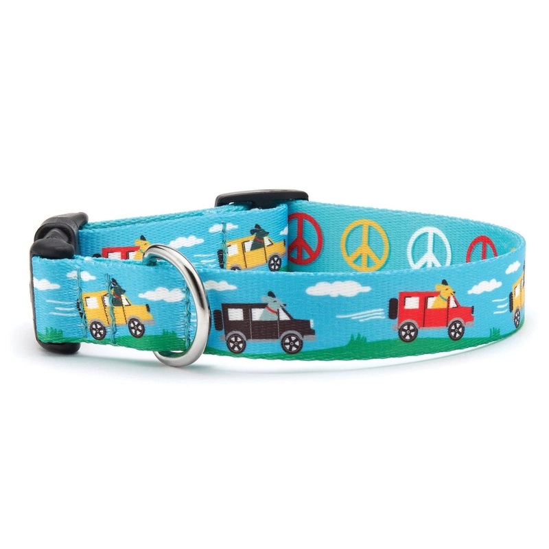 Up Country Beep Beep Printed Dog Collar Small