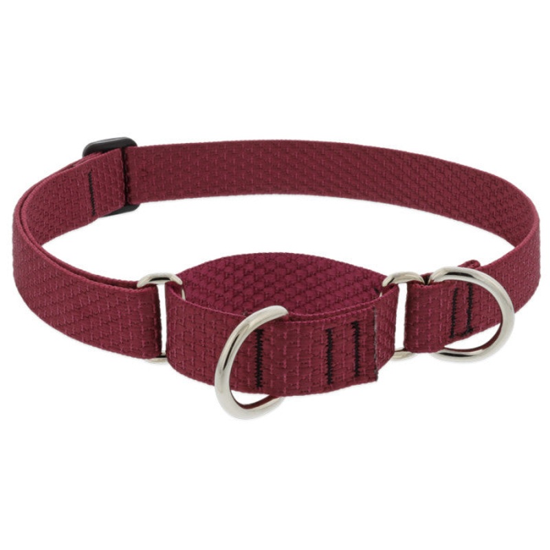 Lupine Eco Martingale Dog Collar 1×19-27 Berry