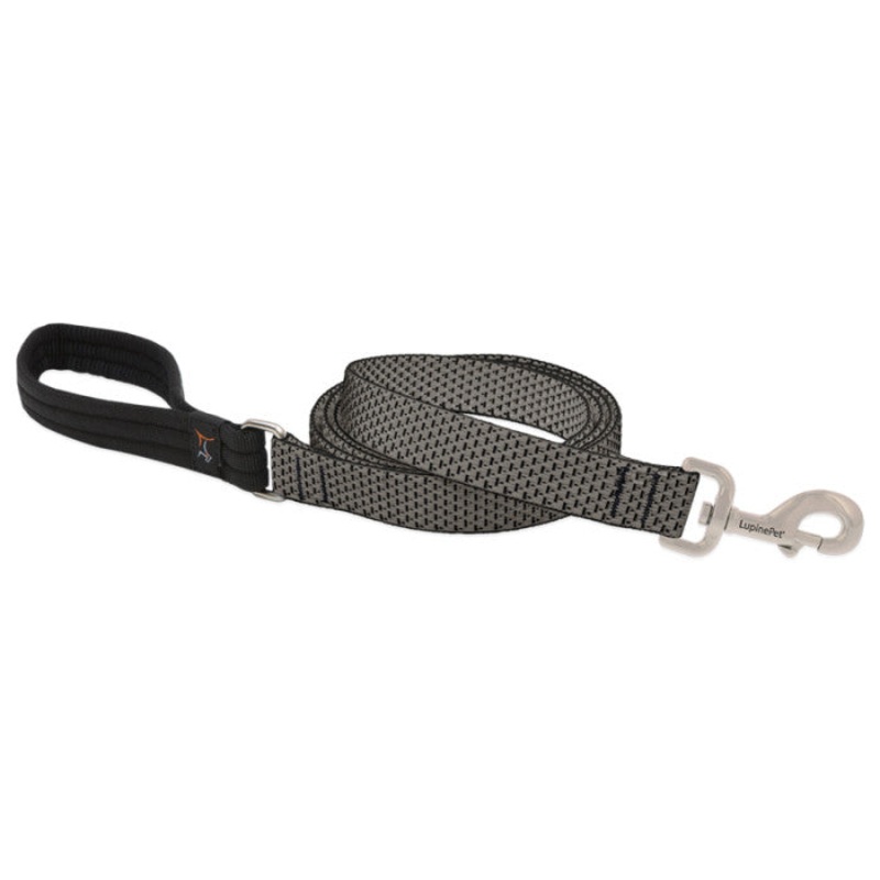 Lupine Eco Recycled Dog Leash 1×4′ Granite