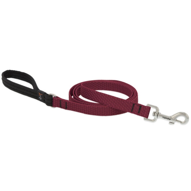 Lupine Eco Recycled Dog Leash 3/4×4′ Berry