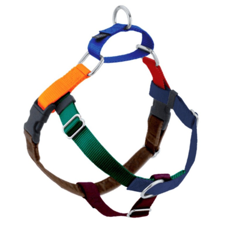 2 Hounds Design Jellybean Spice Freedom No-Pull Dog Harness 1 Large 28-32