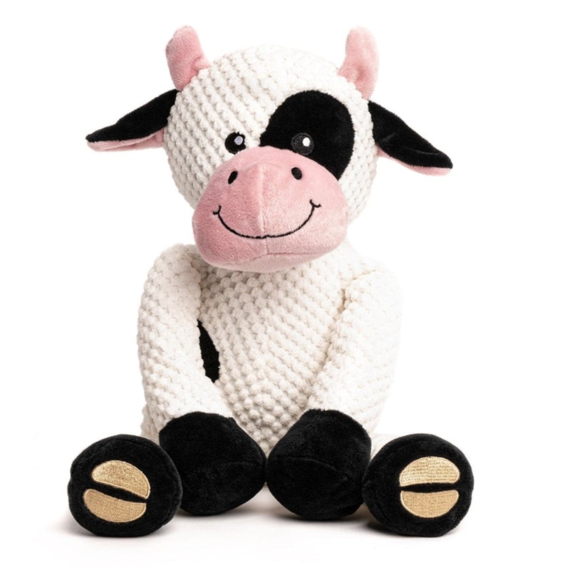 FabDog Floppy Cow Dog Toy Large