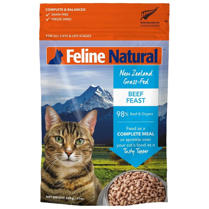 Feline Natural Beef Freeze Dried Cat Food 11oz