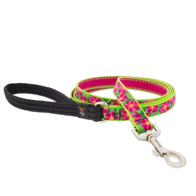 Lupine Dog Leash 3/4 x 4′ Petunias