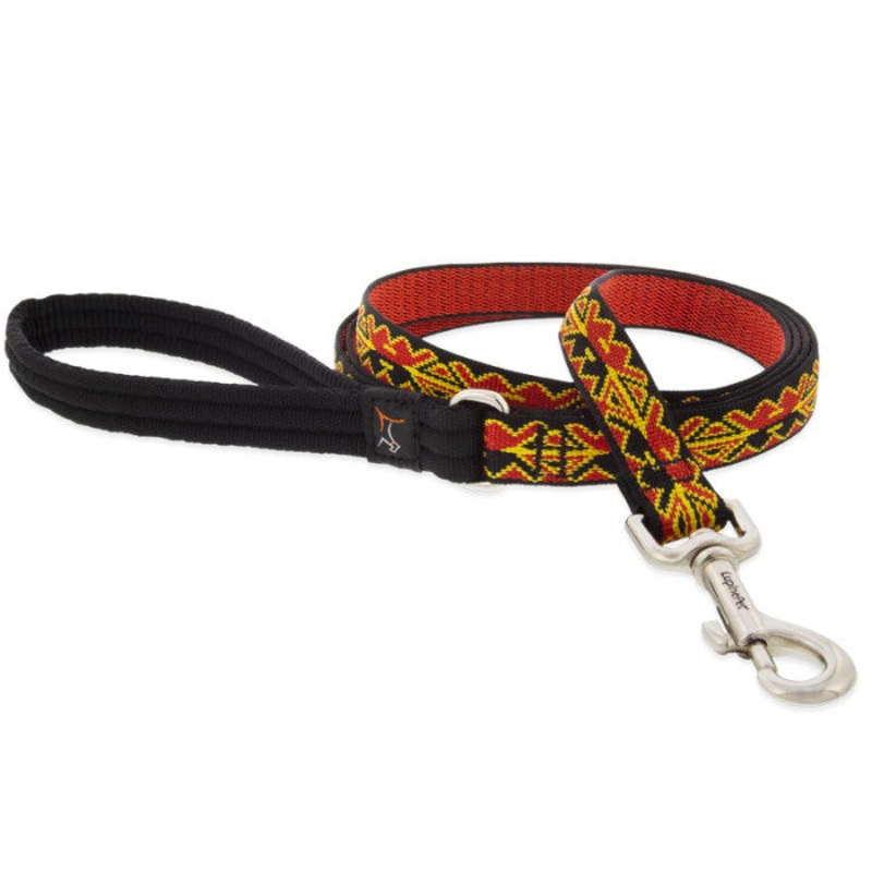 Lupine MicroBatch Limited Designs Dog Leash 3/4 x 4′ Monarch Red