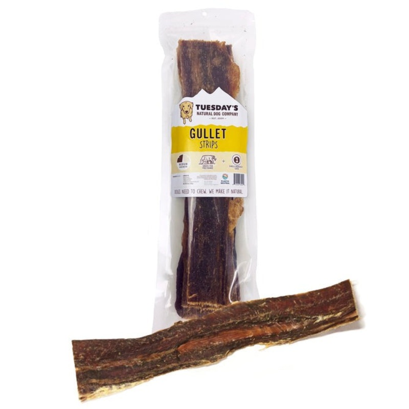 The Natural Dog Company 12 Gullet Strips 6oz