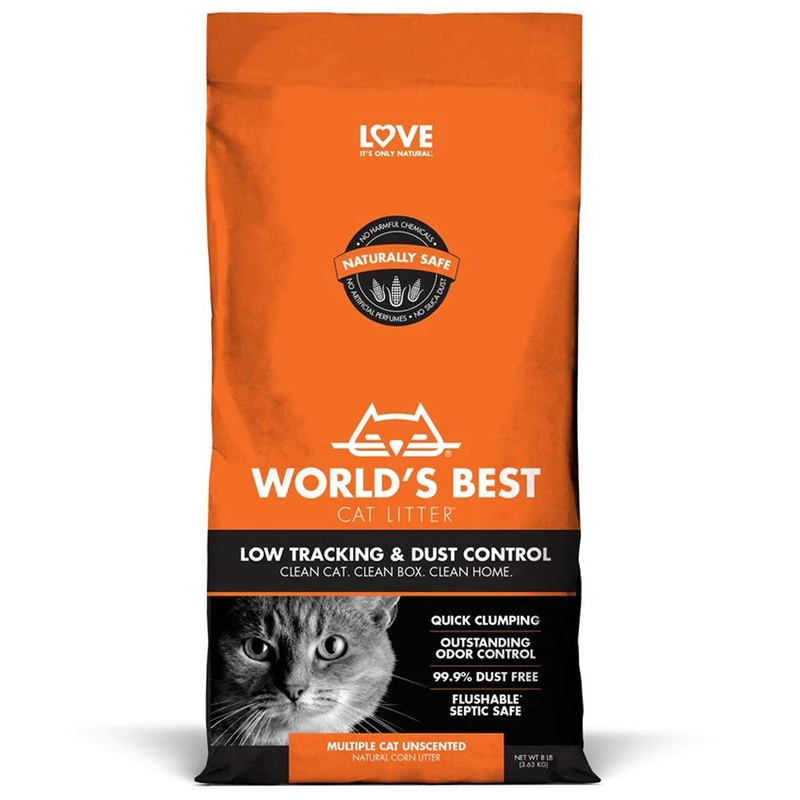 World’s Best Low Tracking & Dust Control Cat Litter 28lb