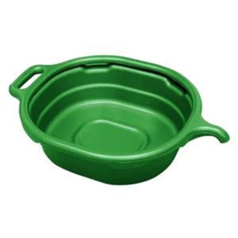 4.5 GALLON OVAL DRAIN PAN, GREEN