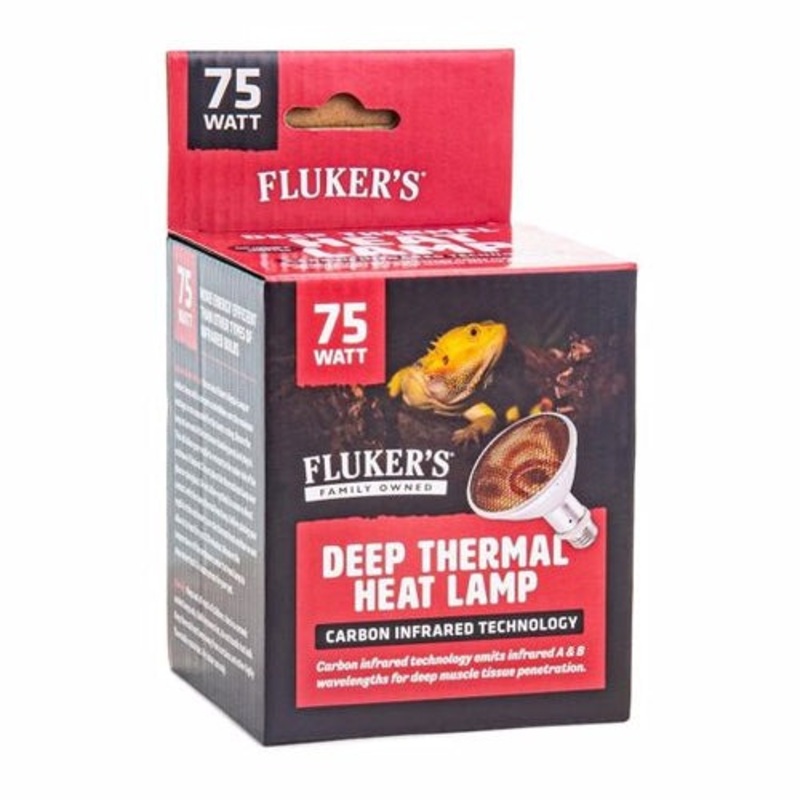 Fluker’s Deep Thermal Heat Lamp for Reptiles 75W